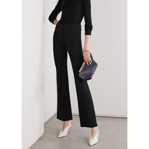 Altuzarra Black Boot Cut Pants ASO Meghan Markle - Picture 1 of 10
